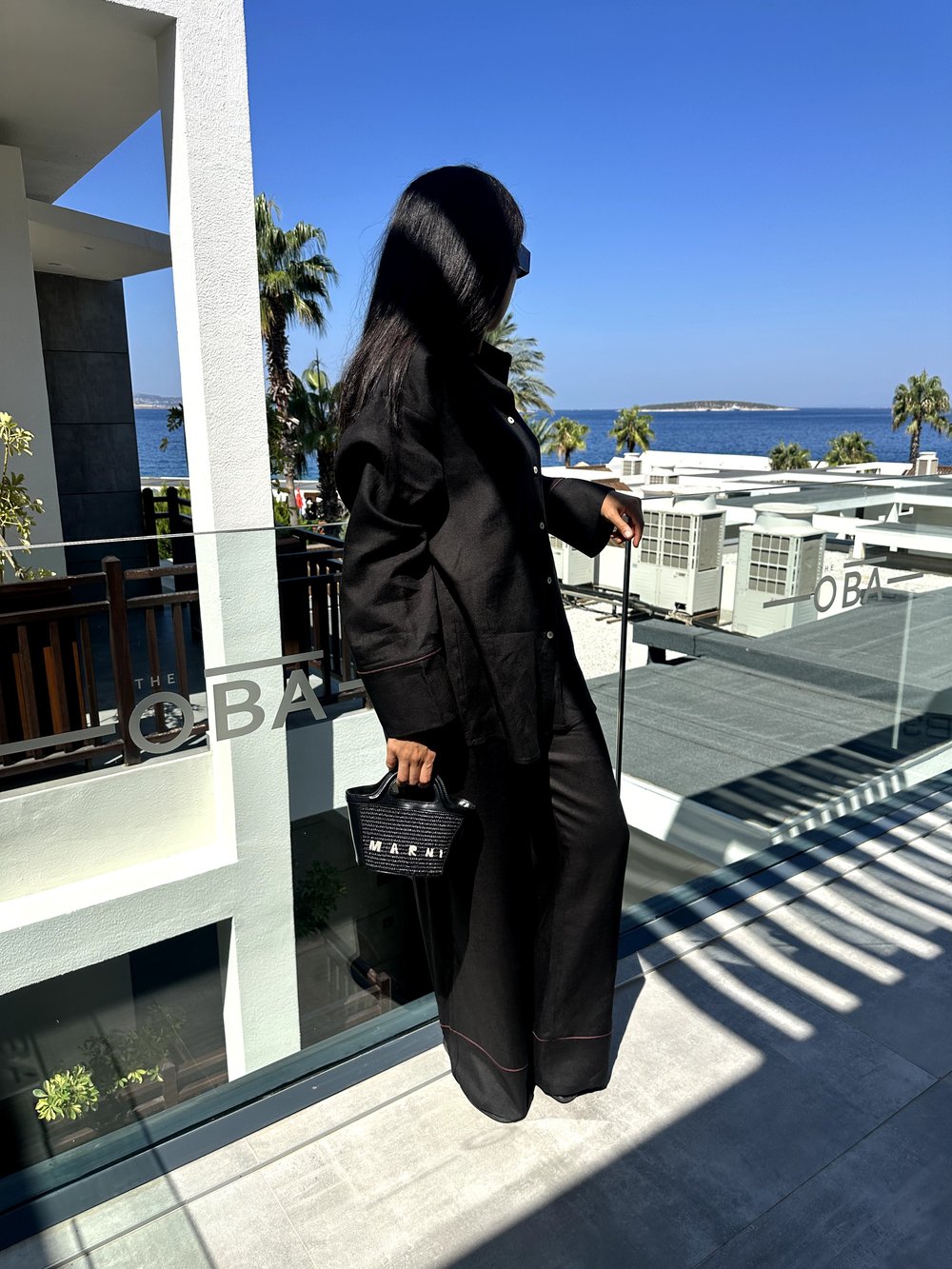 LUMİ BLACK KETEN TAKIM