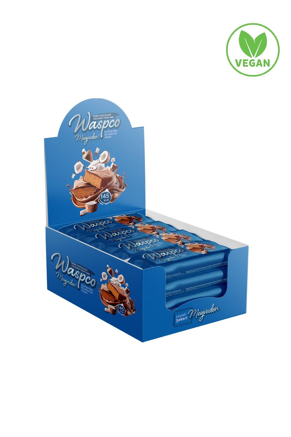 Bitter Çikolata Kaplı Hindistan Cevizli Meyve Bar 35g x 12 Adet