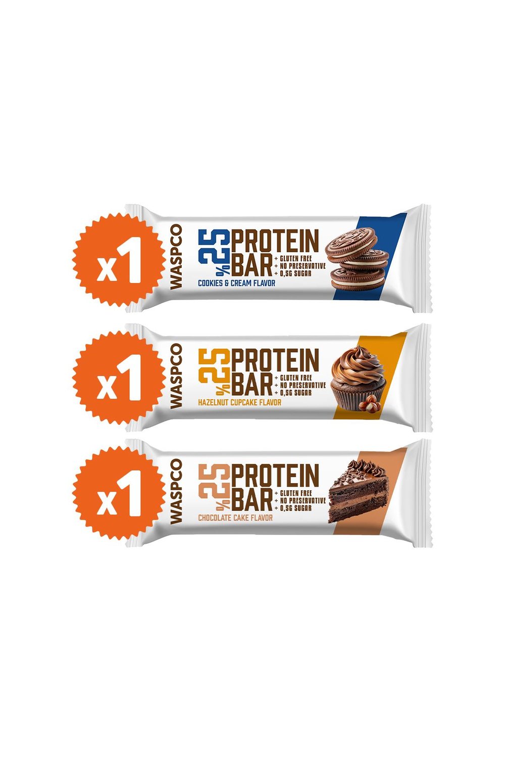 Bitter Çikolata Kaplı Protein Bar Tanışma Paketi (3 Çeşit)