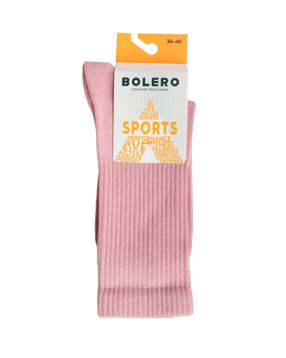 Unisex Fitilli Çorap Pembe