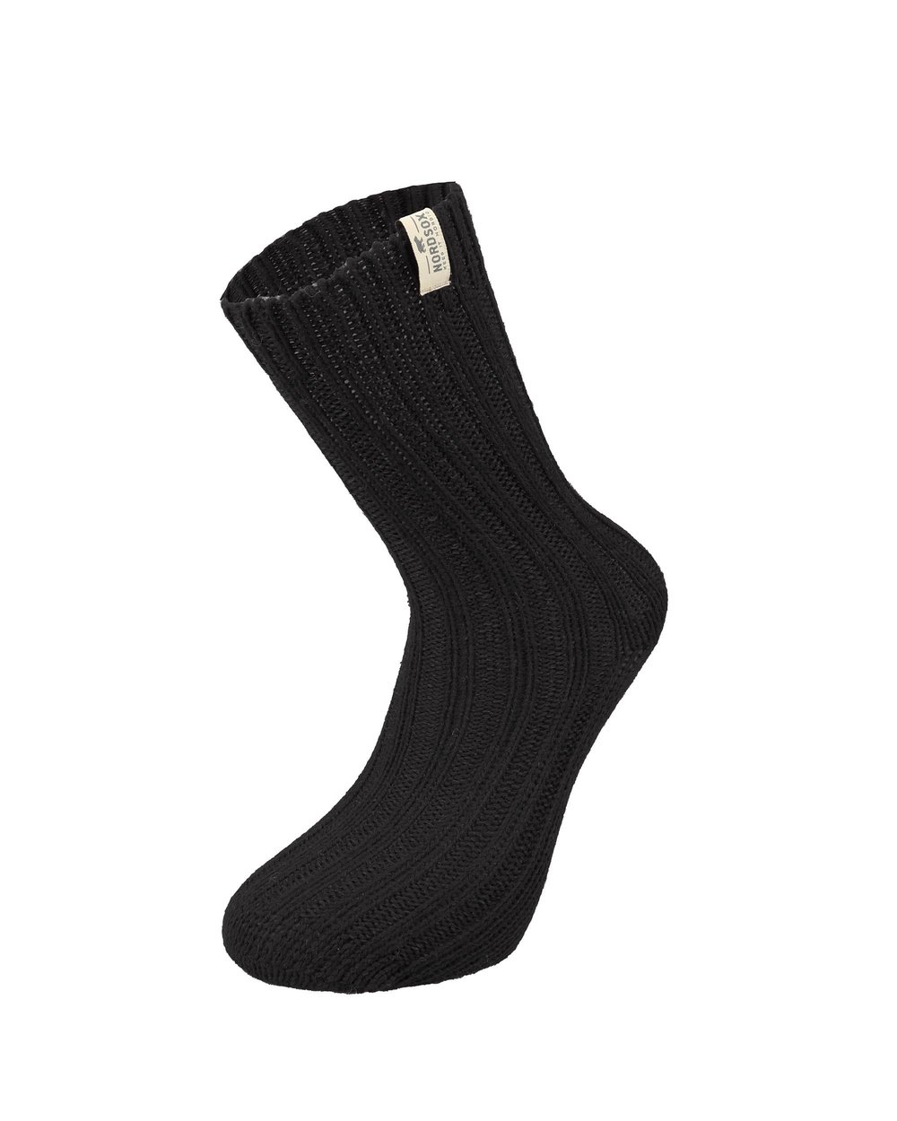 Kadın Alpaka Yün 12li Çorap Siyah