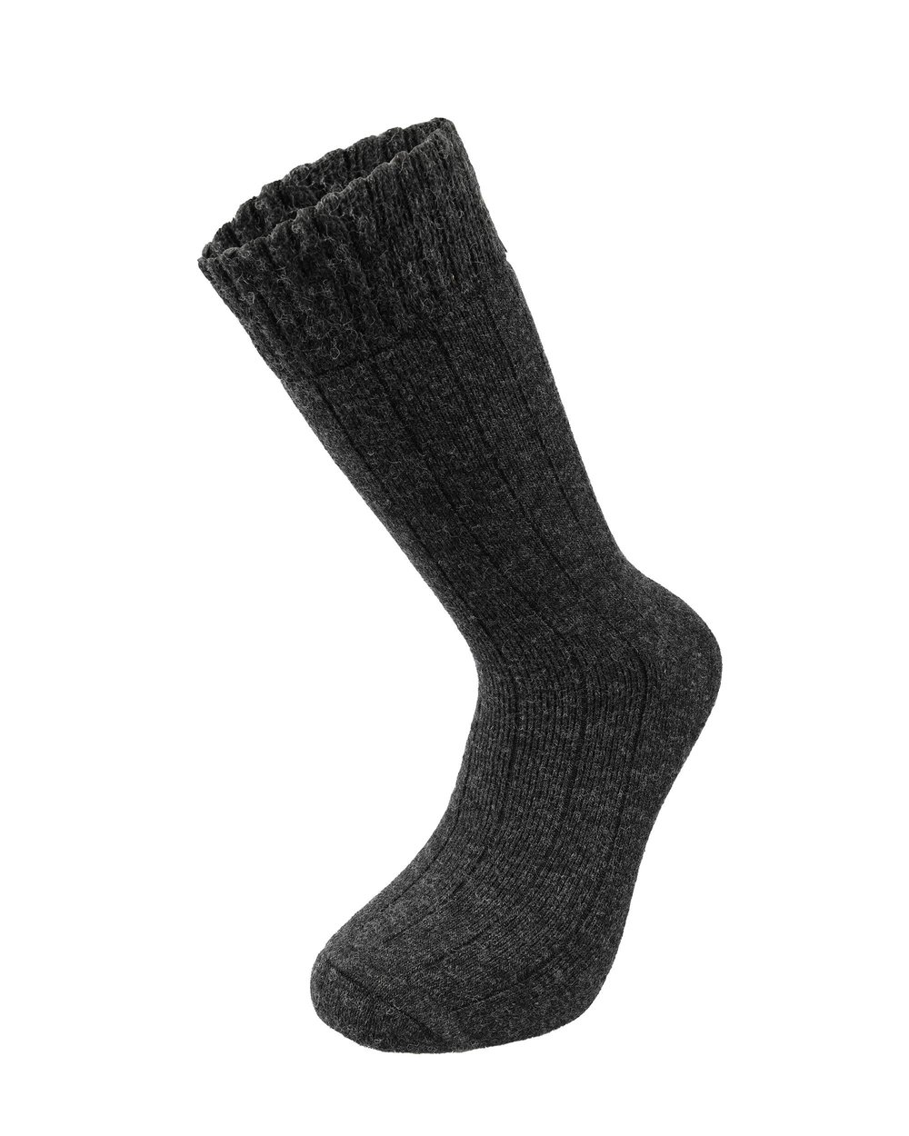 Erkek Yün Havl 12li Lambswool Çorap Antrasit