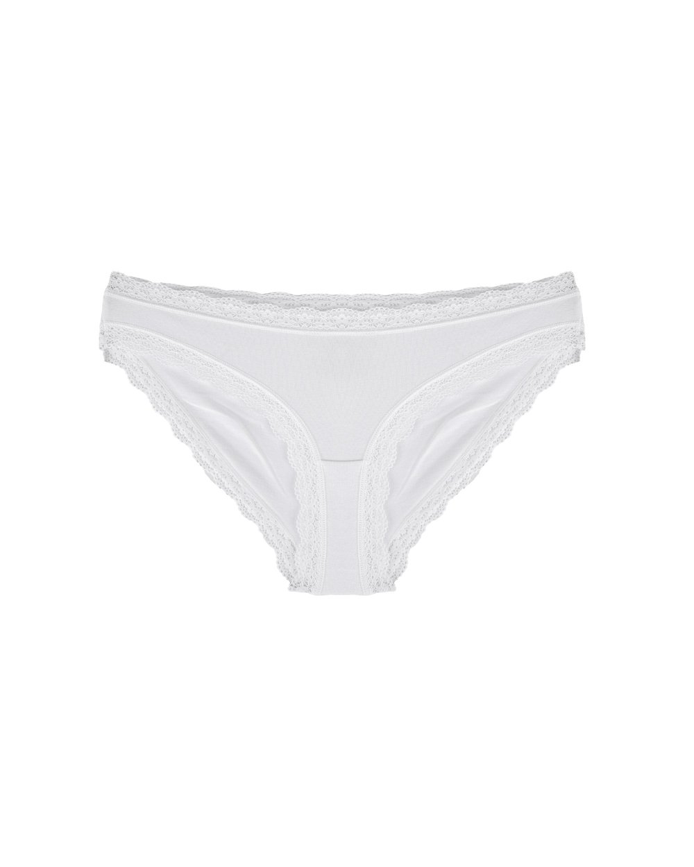 Kadın Premium Lyocel Slip Beyaz