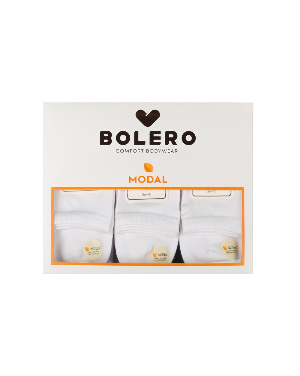 Toptan Kadın 12li Premium Modal Çorap Beyaz-B86
