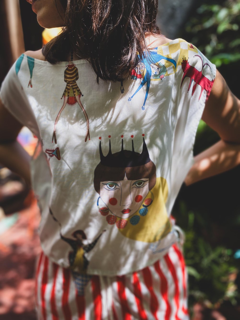circus cotton blouse