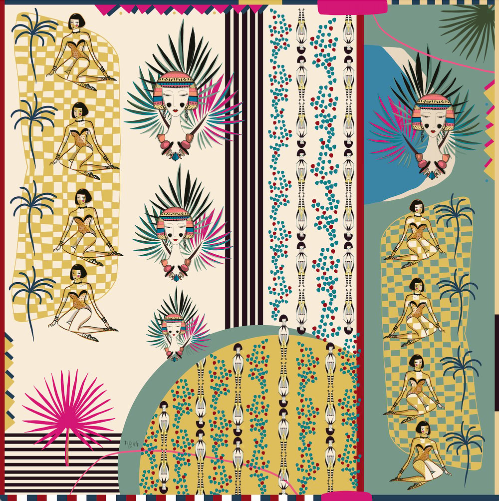 DANCE SILK SCARF