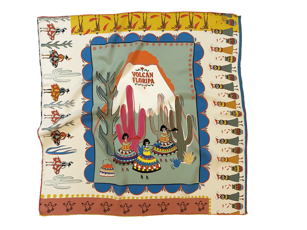 Volcan Floripa Silk Scarf