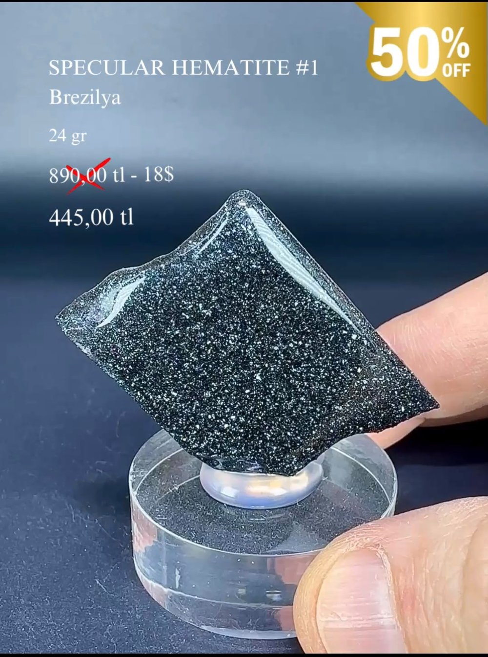 AYNASAL HEMATİT 24 GR.