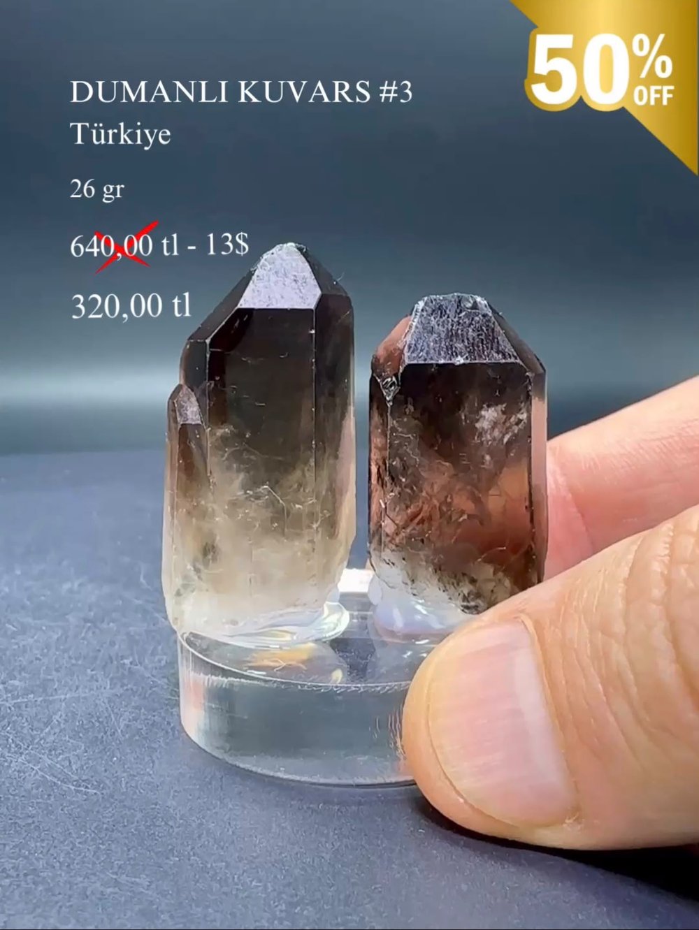 DUMANLI KUVARS 26 GR.