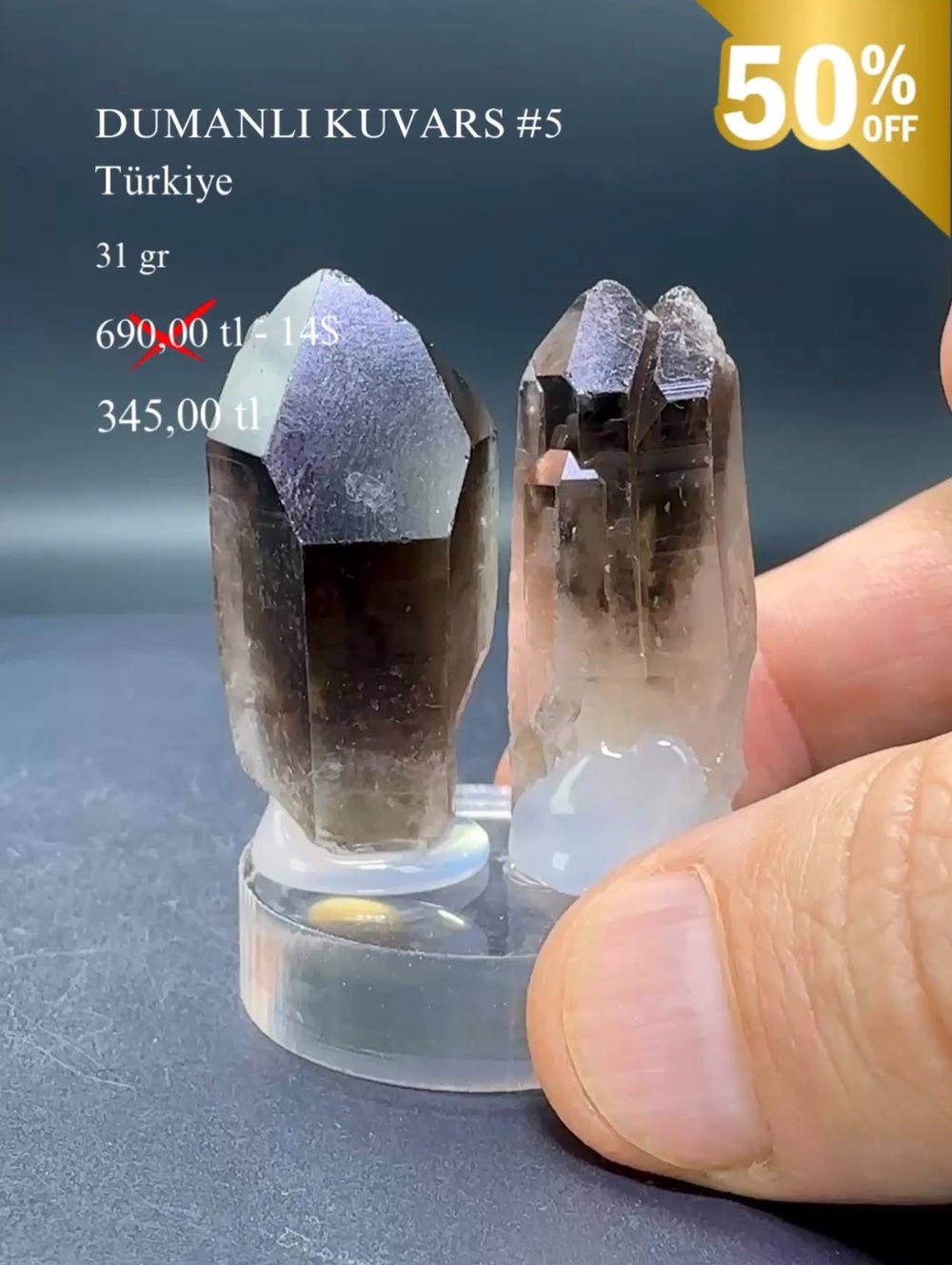 DUMANLI KUVARS 31 GR.