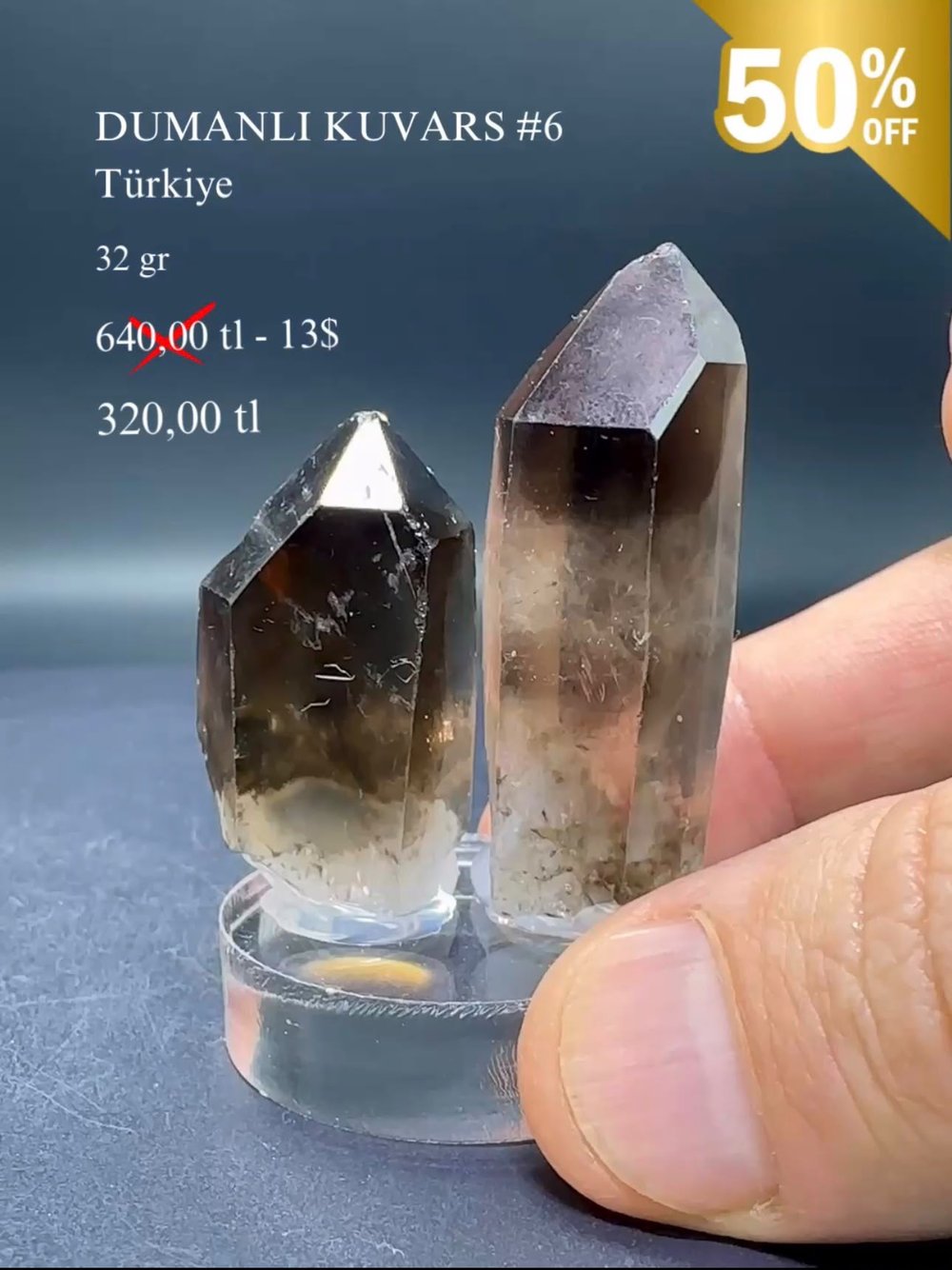 DUMANLI KUVARS 32 GR.