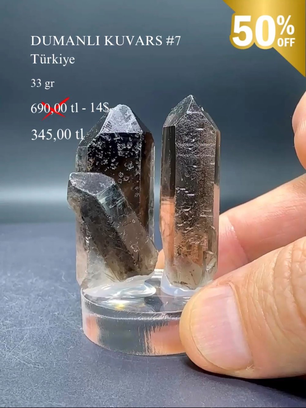 DUMANLI KUVARS 33 GR.