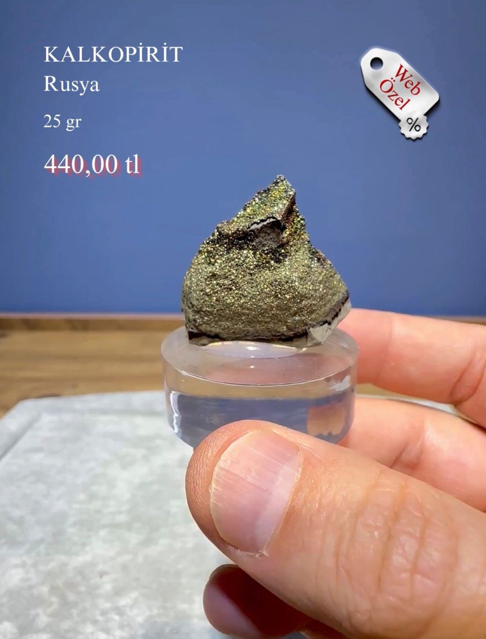 KALKOPİRİT 25 GR.