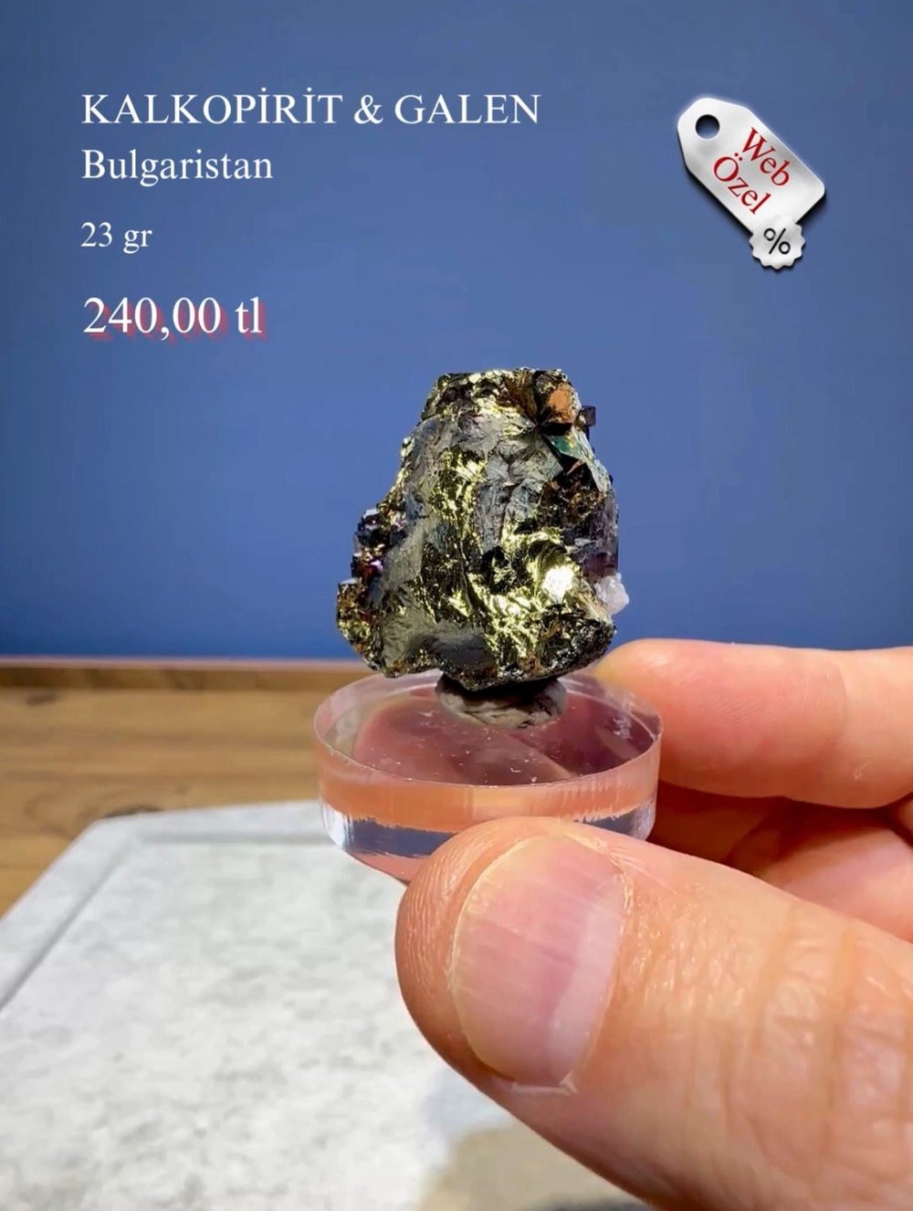 KALKOPİRİT & GALEN 23 GR.