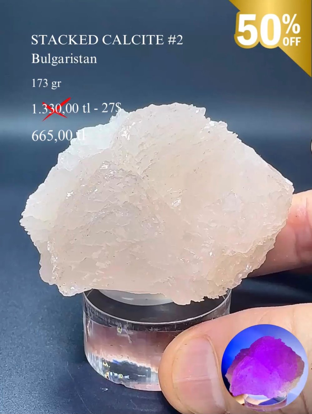 KATMANLI KALSİT 173 GR.
