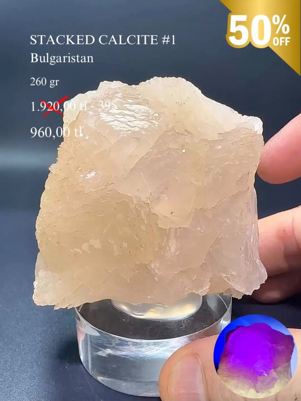 KATMANLI KALSİT 260 GR.