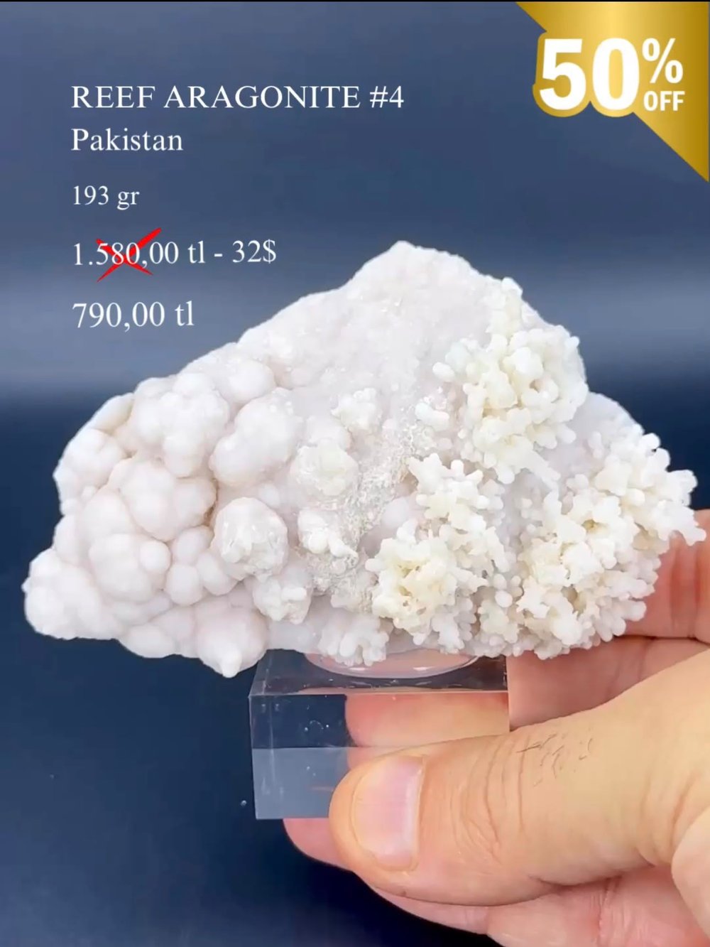 MERCAN ARAGONİT 193 GR. 
