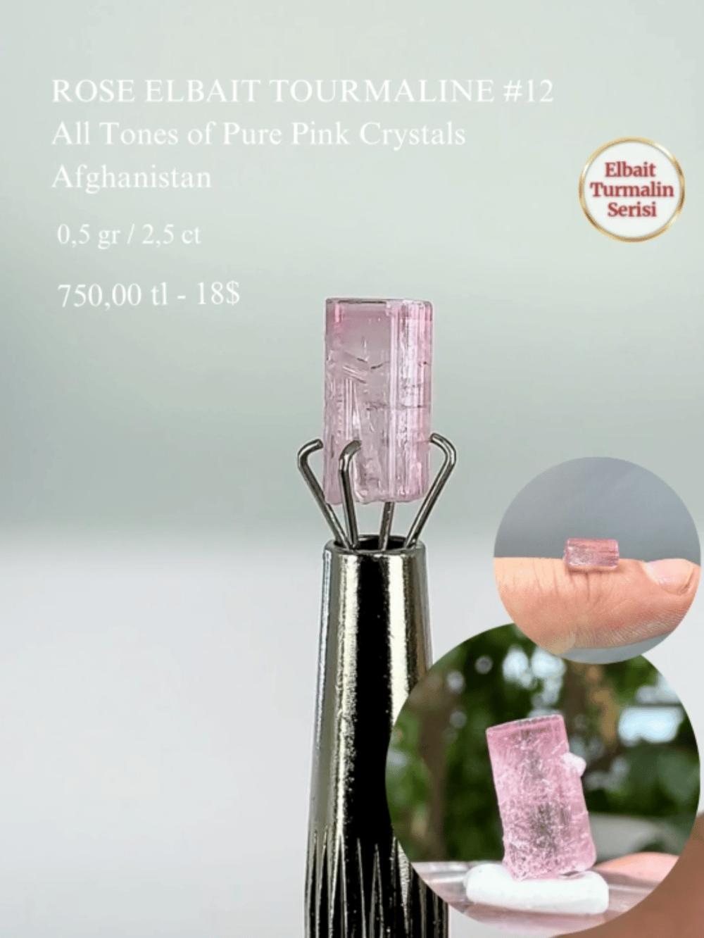 ROSE TURMALİN 0,5 GR.