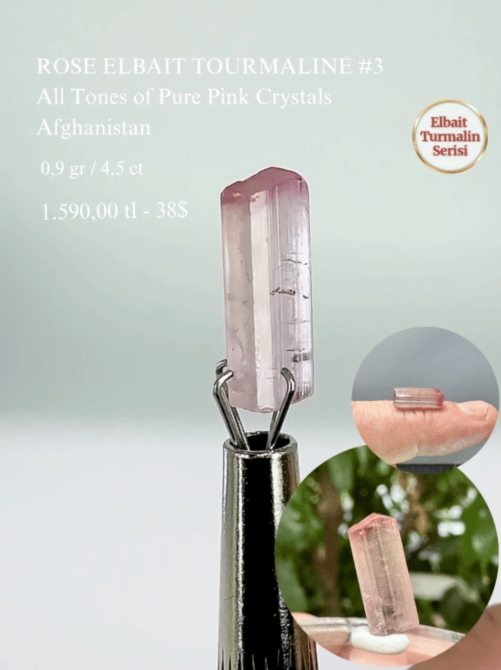 ROSE TURMALİN 0,9 GR.