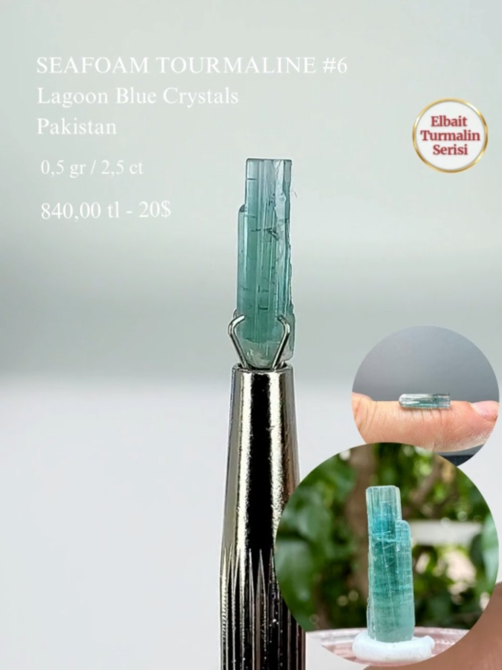 SEAFOAM TURMALİN 0,5 GR.