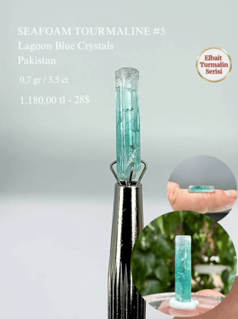 SEAFOAM TURMALİN 0,7 GR.