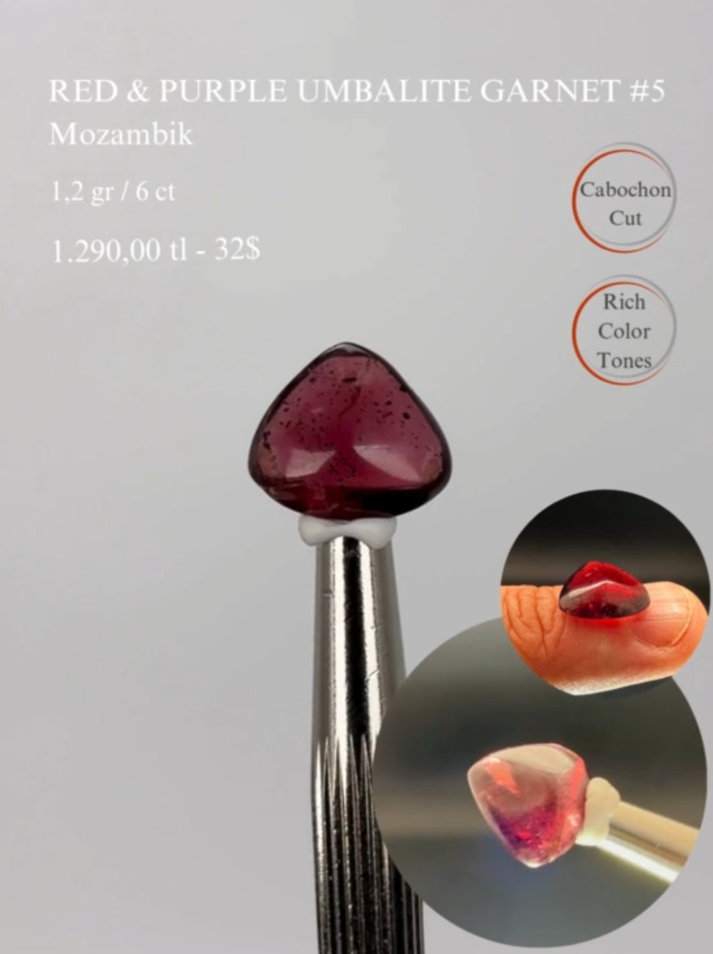 UMBALİT GARNET 1,2 GR.
