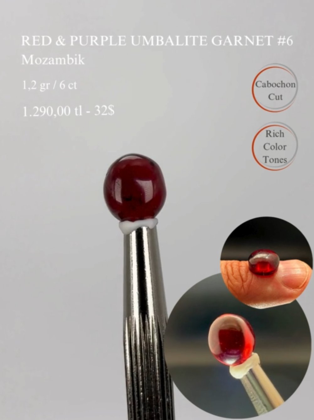 UMBALİT GARNET 1,2 GR.
