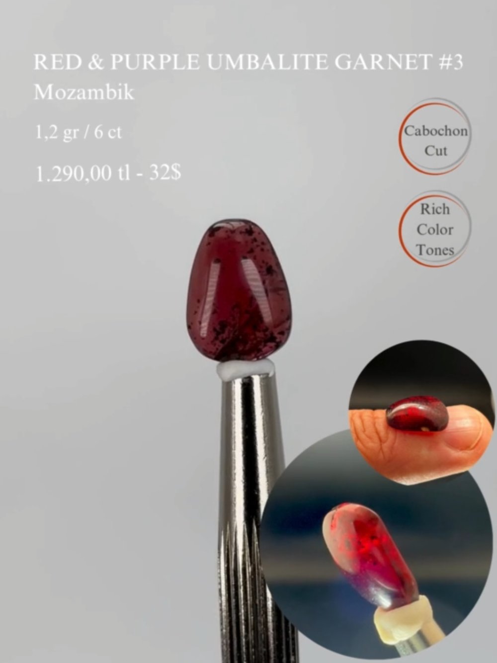 UMBALİT GARNET 1,2 GR.