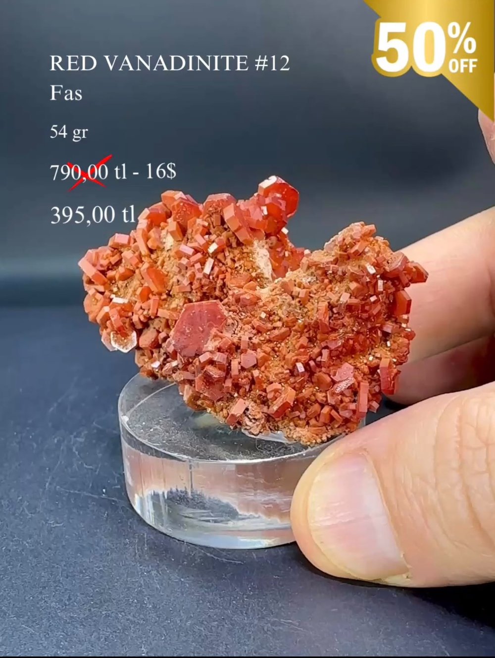 VANADİNİT 54 GR.