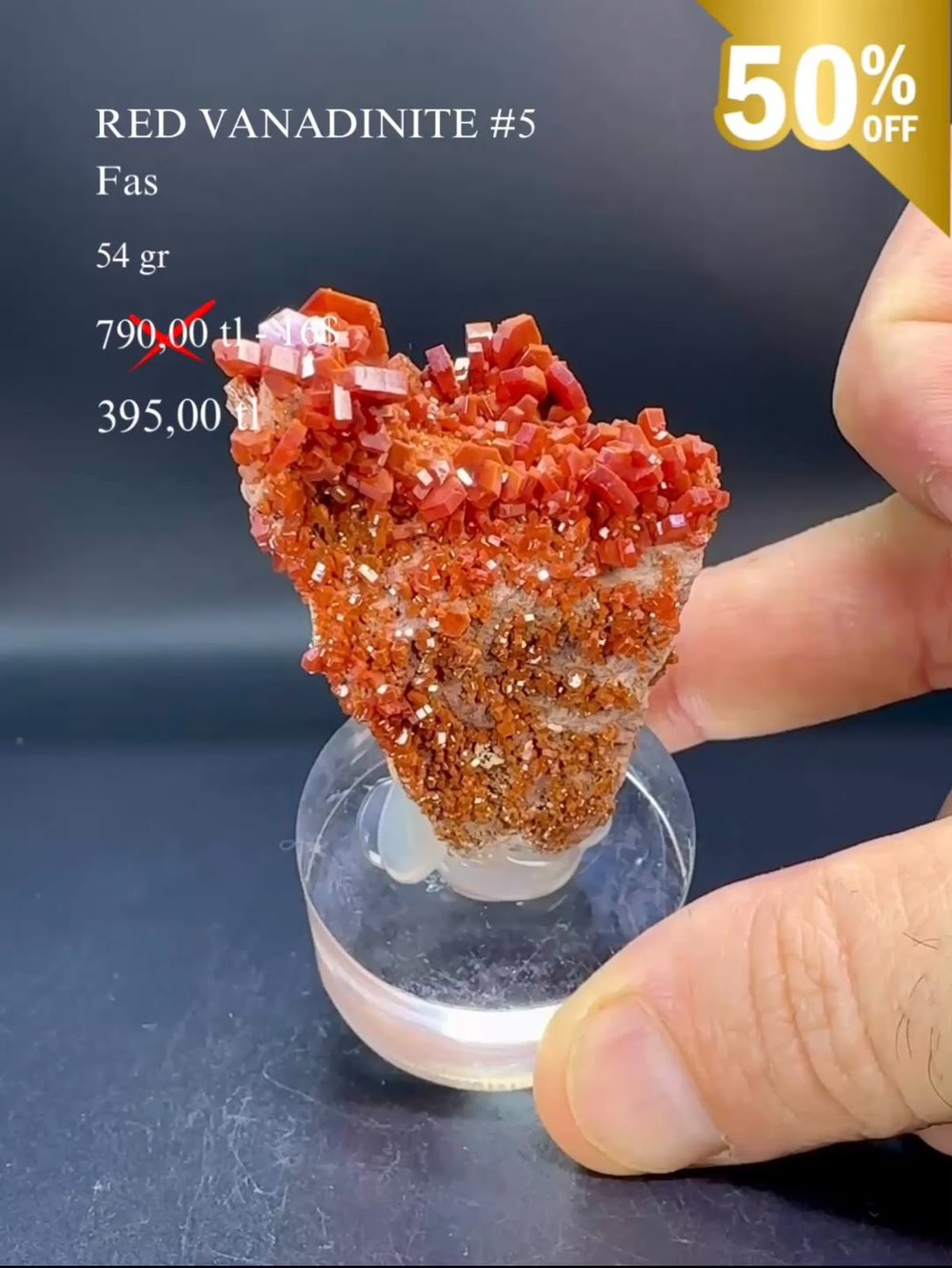 VANADİNİT 54 GR.