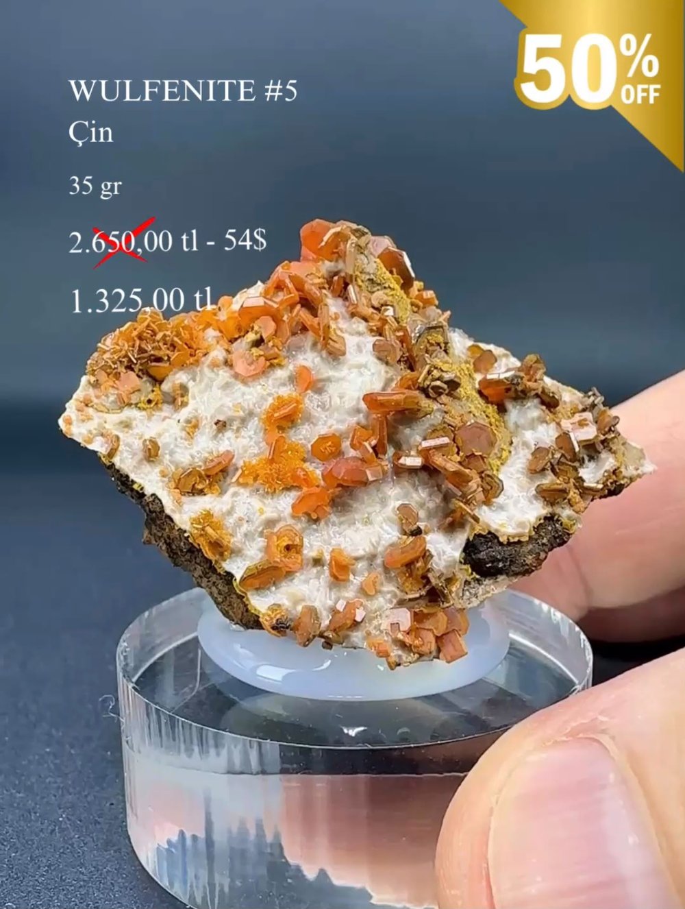 WULFENİT 35 GR.