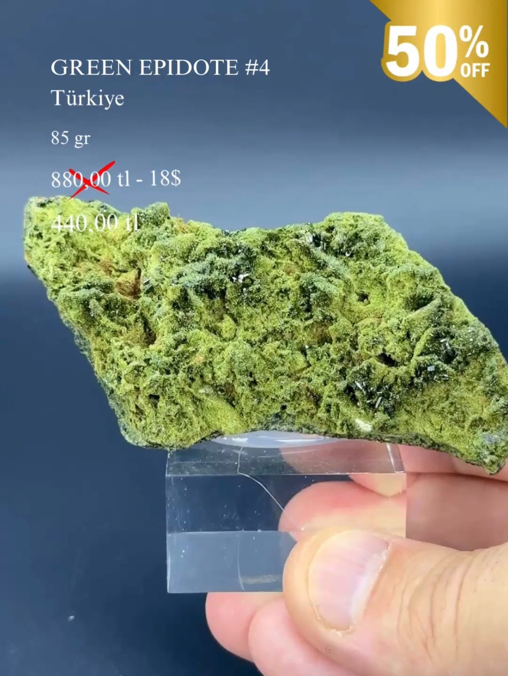 YEŞİL EPİDOT 85 GR. 