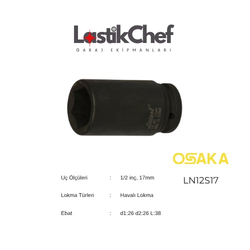 Osaka 17 mm 1/2'' Lokma