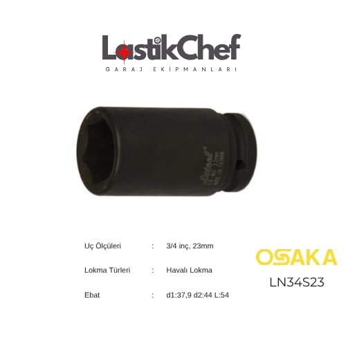 Osaka 23 mm 3/4 Lokma