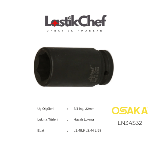 Osaka 32 mm 3/4 Lokma