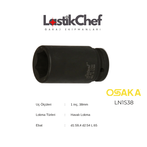 Osaka 38 mm 1'' Lokma