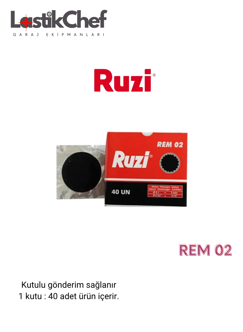 RUZI REM 02 İÇ LASTİK YAMASI