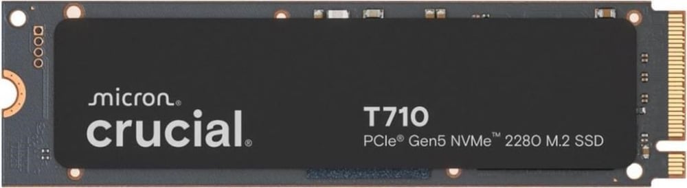 Crucial T710 1TB PCIe Gen5 NVMe M.2 SSD (14900-13700 MBs) CT1000T710SSD8