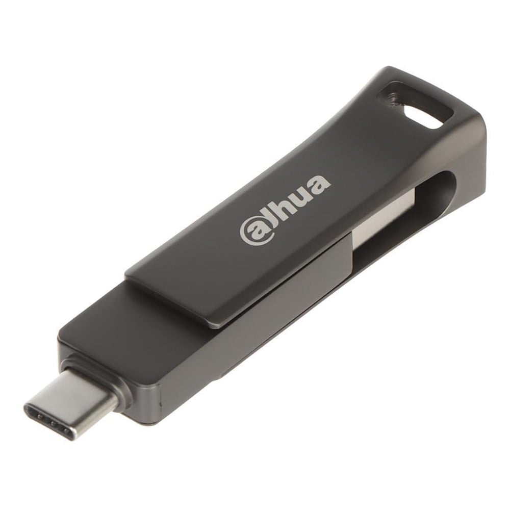 Dahua 128GB OTG USB3.2 Metal USB Bellek P629 Titan Gri