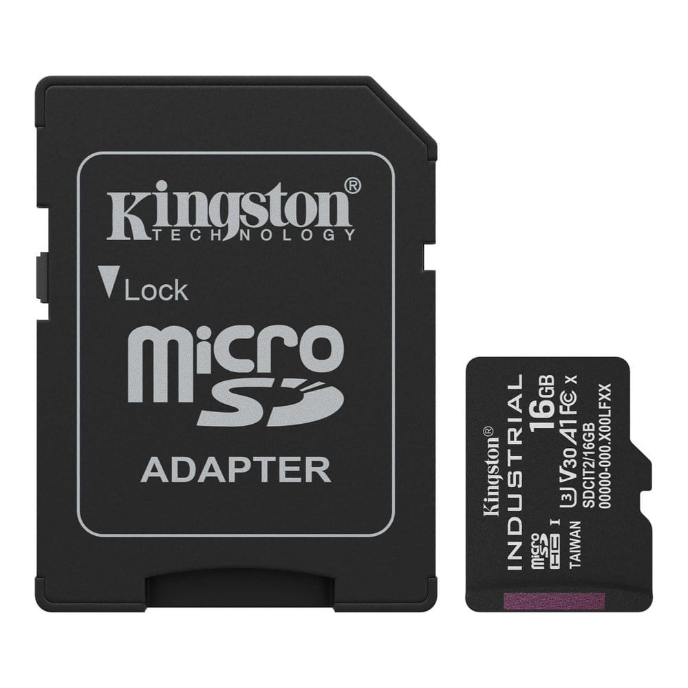Kingston SDCIT2/16GB microSDHC Industrial C10 A1 pSLC Ca