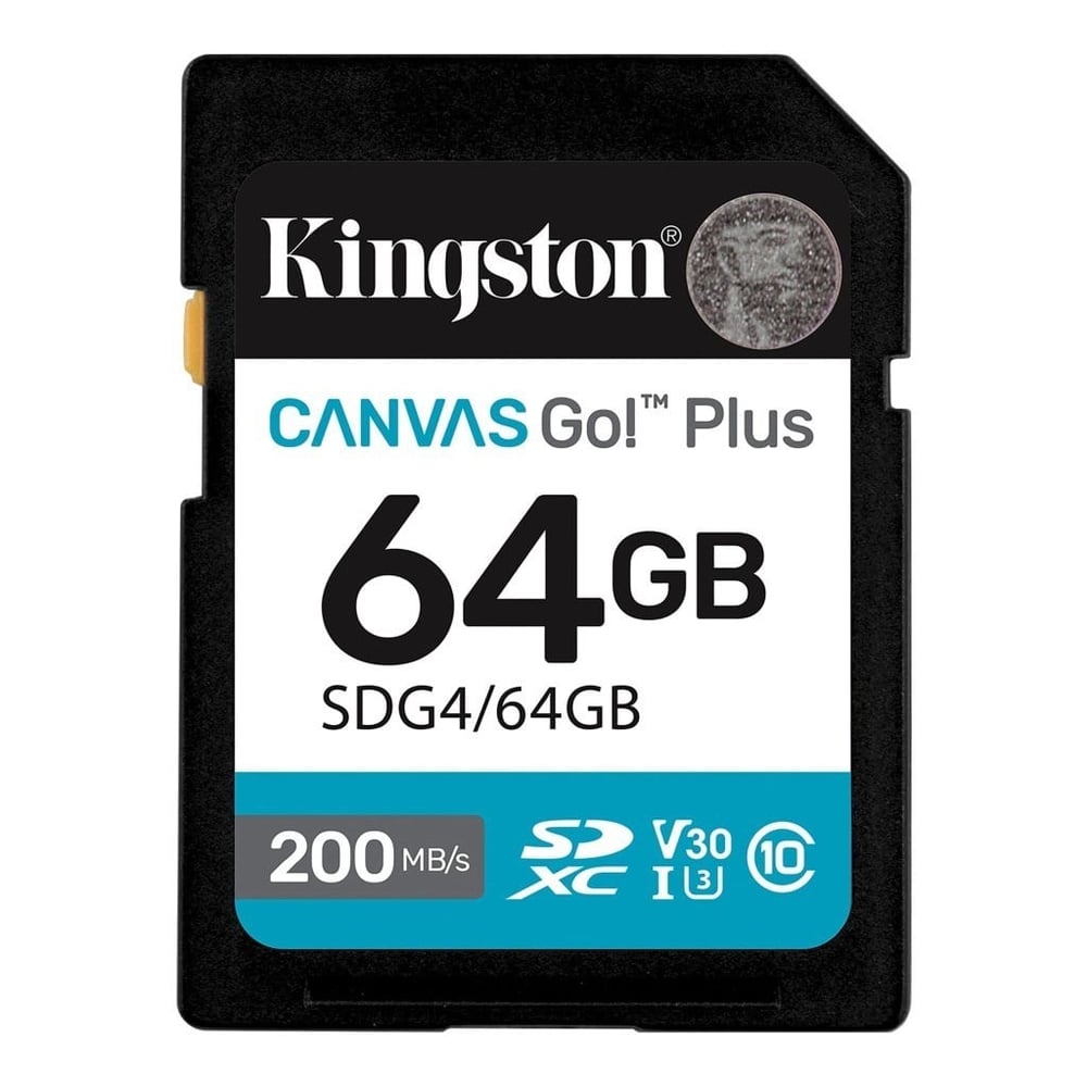 Kingston SDG4/64GB Canvas Go Plus SDXC SD Gen4
