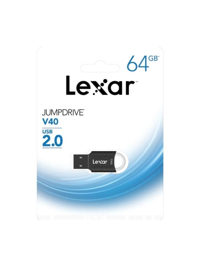 Lexar Jumpdrive V40 64 GB USB 2.0 Flash Bellek Şifre Koruma Özellikli Güvenli Depolama
