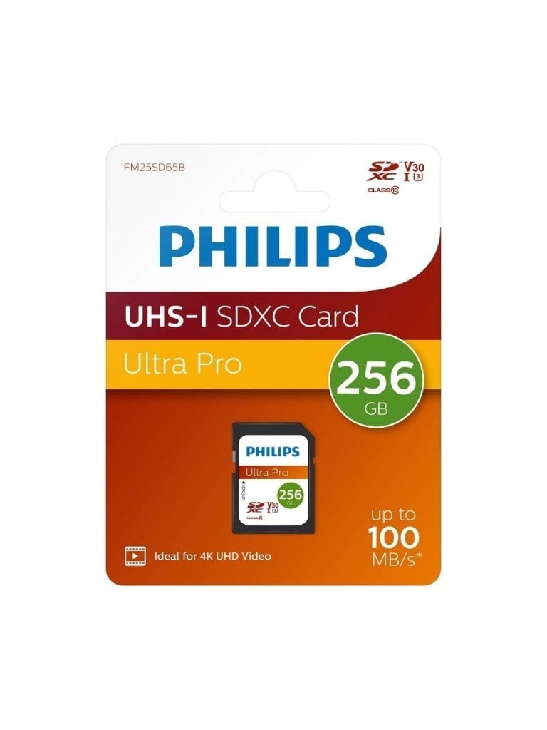 Philips FM25SD65B/00 SDXC UHS-I U3 V30 A1 256GB Class10