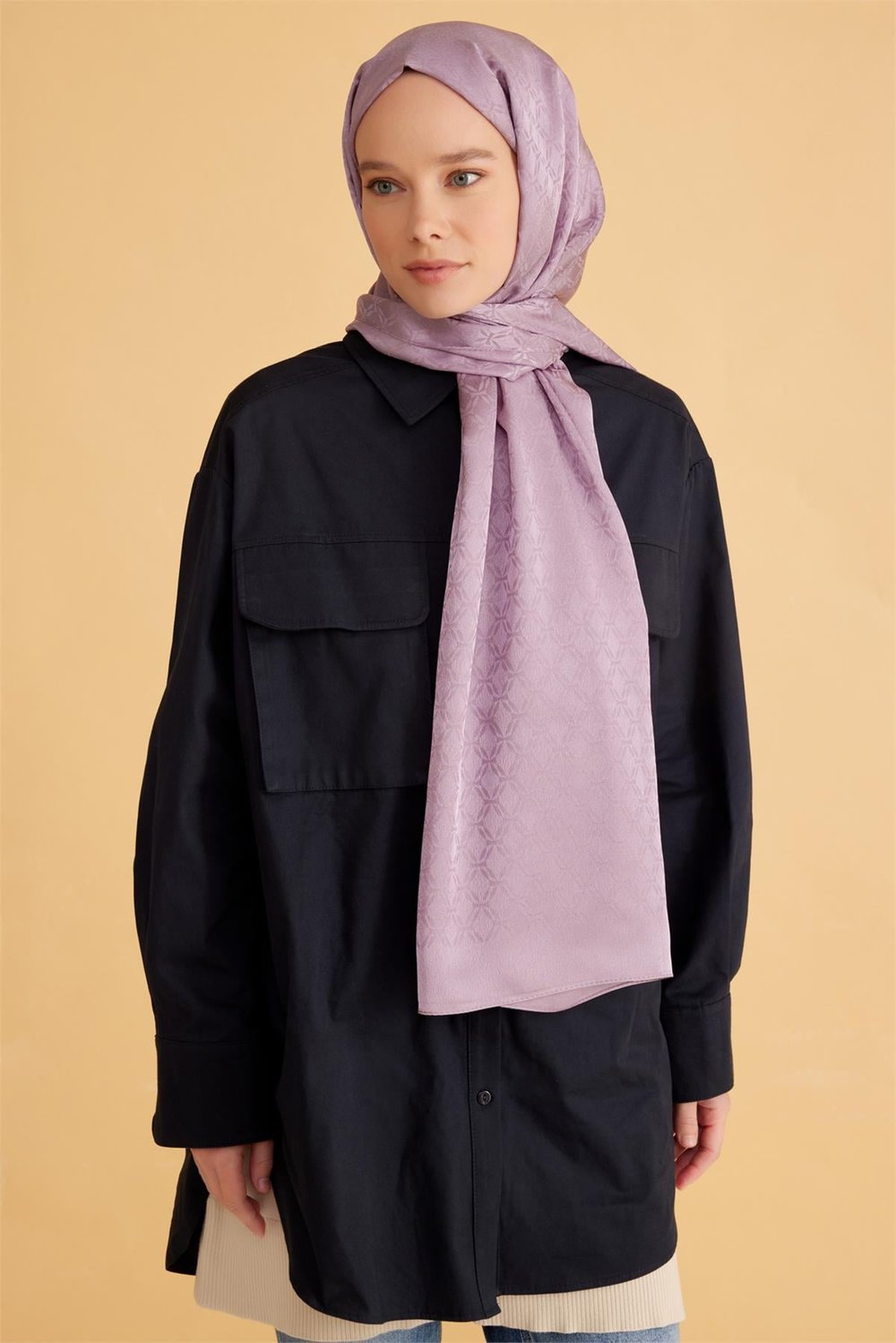 BELLİ FRESH JAKARLI LİLA ŞAL 3