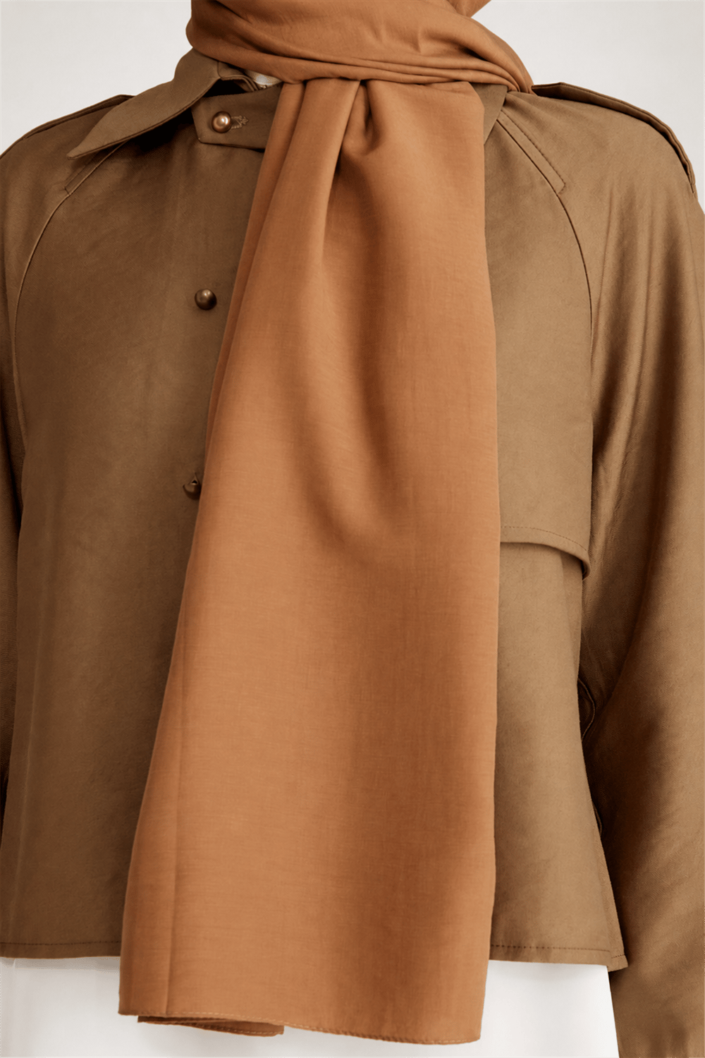Belli Fresh Düz Tensel Camel Floransa Şal - 5003501