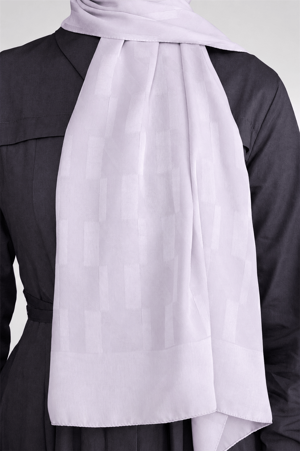 Belli Fresh Geometrik Desen Gümüş Capri Şal 3 - 247781