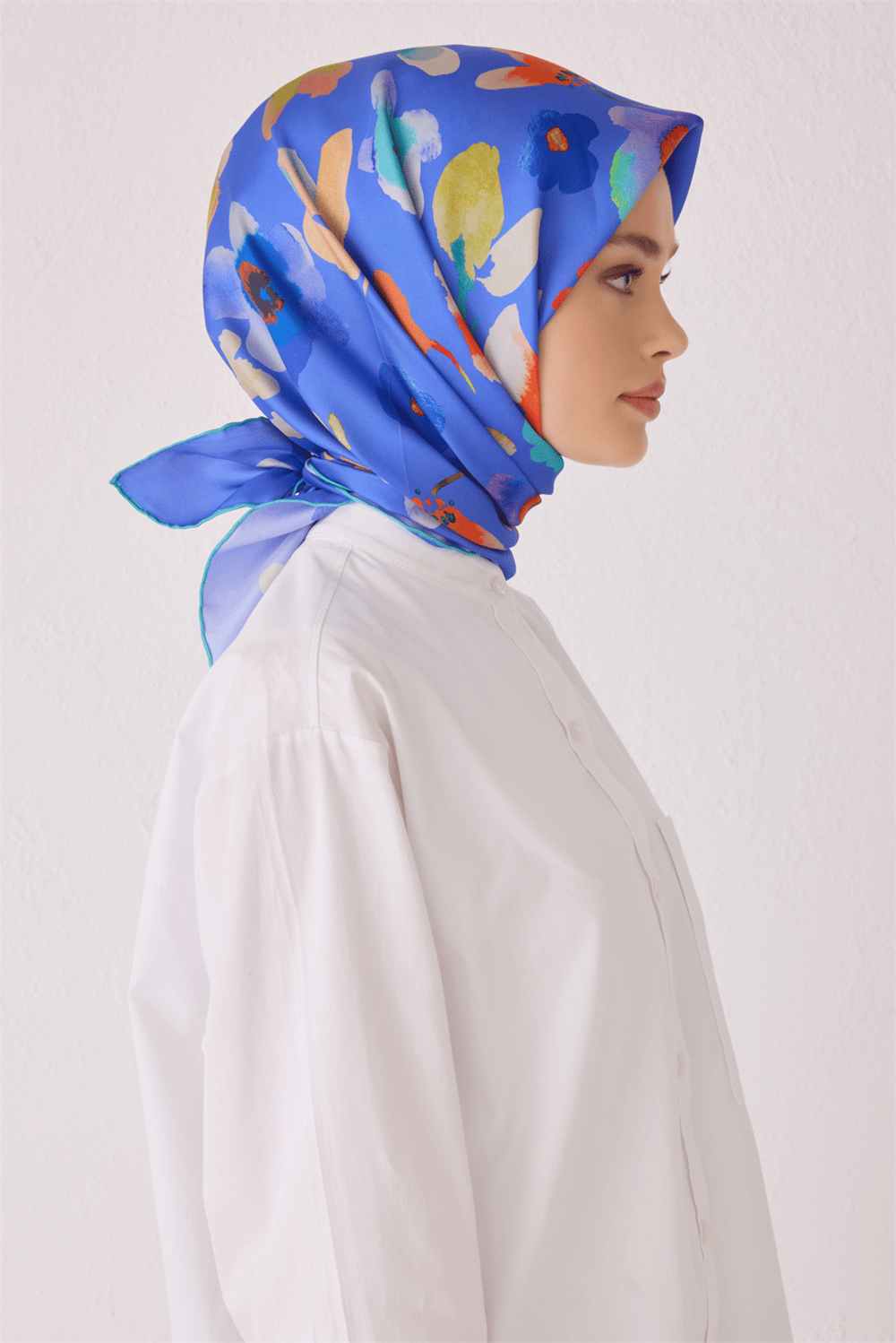 BELLİ SAF İPEK EŞARP 4033D (T) - 81