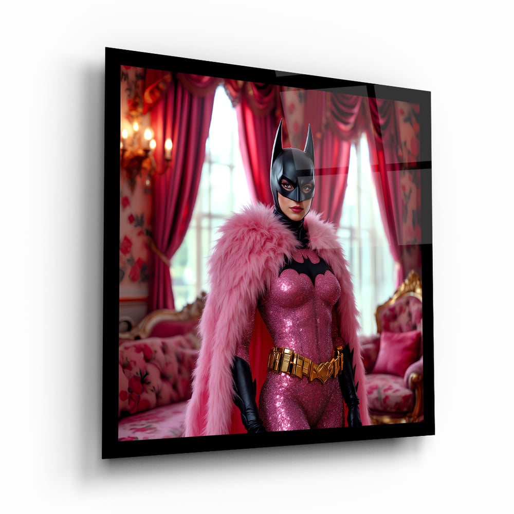 Batgirl Kare Cam Tablo