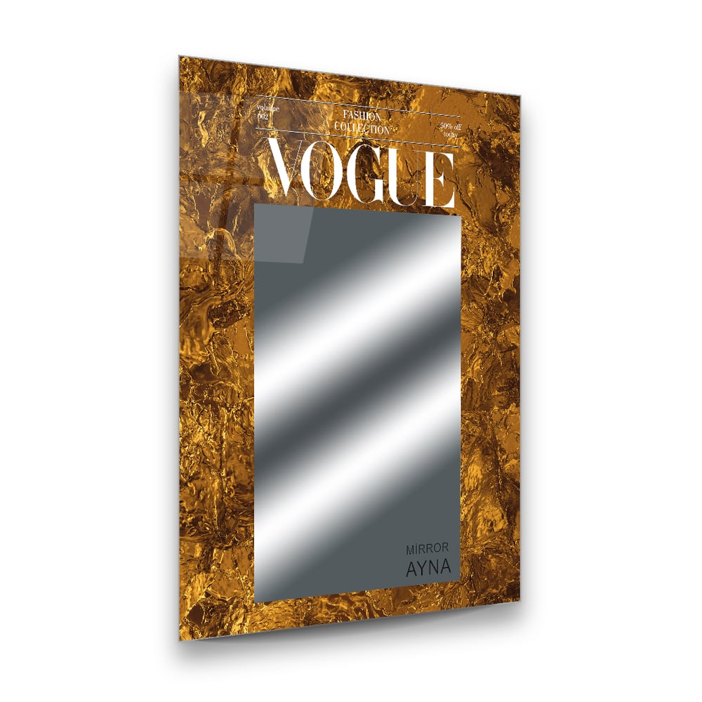 Modern Dekoratif Özel Tasarım Vogue Ayna