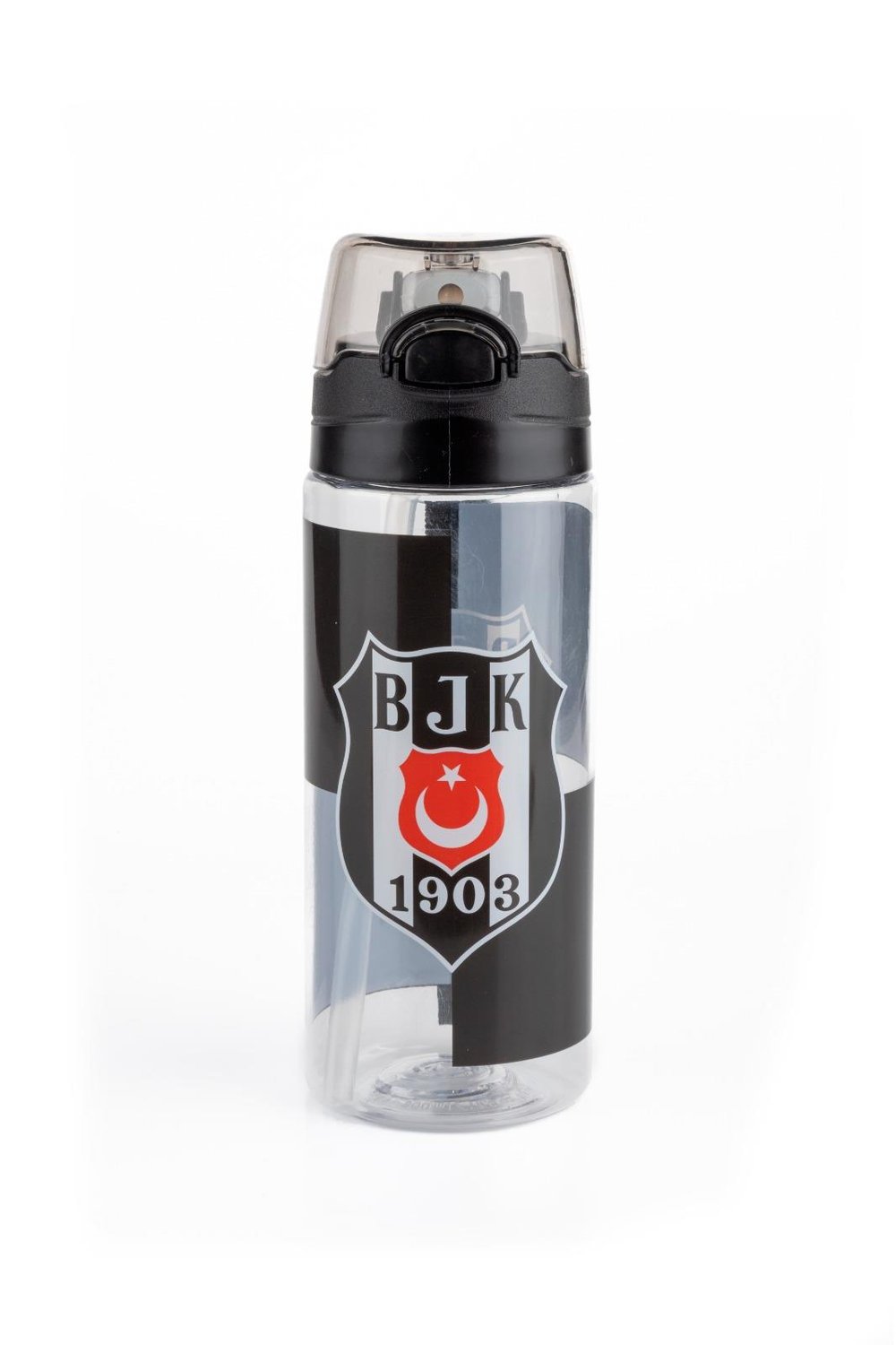 BEŞİKTAŞ SIYAH BEYAZ LİSANSLI 500ML MATARA SULUK